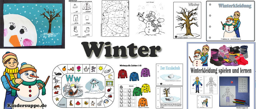 Projekt Winter Kindergarten Und Kita Basteln Und Spiel Ideen