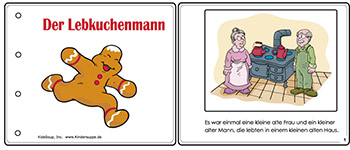 Der Lebkuchenmann - Geschichte und Buchlein zum Ausdrucken