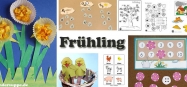 Projekt Frühling - Ideen zum Basteln und Spiele fur Kindergarten und Kita