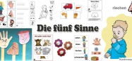 Kindergarten Projekt die fünf Sinne Ideen zum Basteln und Spielen