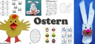 Ostern Basteln und Spielen Ideen für Kindergarten und Kita