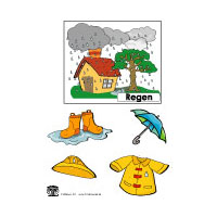 Das Wetter, Regenbogen basteln, lernen, Spiele, und Ausmalbilder für Kinder